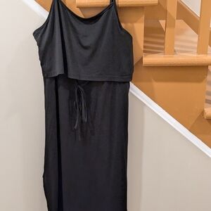 Chic Black Strapless Dress